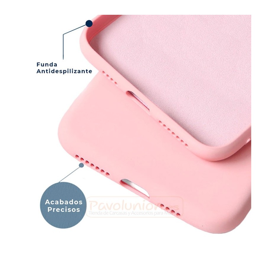 Funda Silicona Suave Turquesa , iPhone 13 Mini